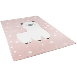 Pergamon Maui Kids Alpaka Kinderteppich 140 x 200 cm Rosa/Pink