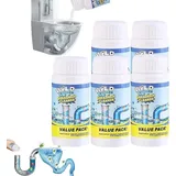 Vollstern Abflussreiniger Schaum Extra Stark, Wild Sink And Drain Cleaner, Vollstern Rohrreiniger Extrem Stark, Hochwirksamer Rohrreiniger Mit Aktivschaum, Für Küche, Bad, Toilette Und Balkon (5PCS)