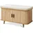 [en.casa] Tvedestrand Schuhbank 50x80x40 cm Beige