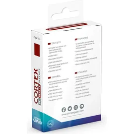 Ultimate Guard Cortex Sleeves Japanische Größe Matt-Rot (60)