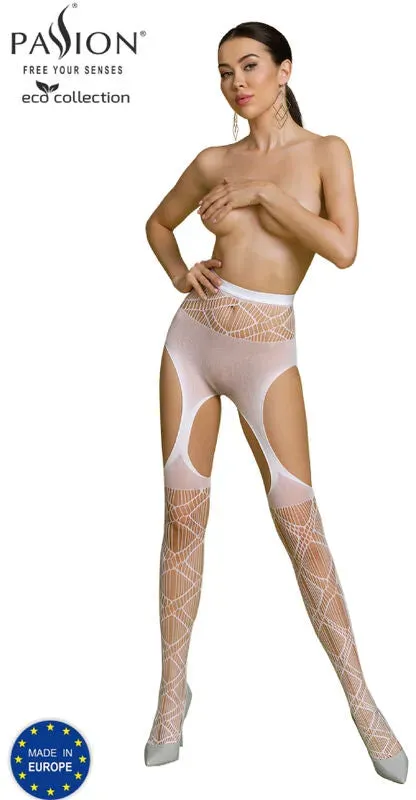 PASSION - ECO COLLECTION BODYSTOCKING ECO S005 WEISS - Weiß