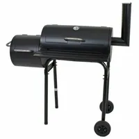 Garden Pleasure BBQ Smoker mit Seitenkammer und Kaminabzug