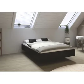 Rauch Futonbett Phoenix grau ¦ Maße (cm): B: 145 H: 41