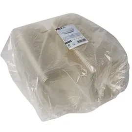 Papstar Feinkost- und Salatschalen mit Klappdeckel 50 St. 4,3 cm x 10,6 cm x 13,3 cm klar