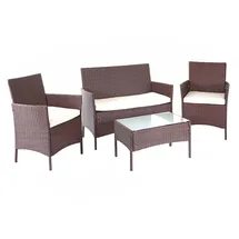 Mendler HWC-D82 Set 4-tlg. braun meliert/creme