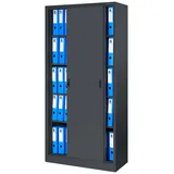 Jan Nowak Aktenschrank Büroschrank 185 cm x 90 cm x 40 cm Anthrazit