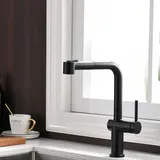 Siehe Bilder TIMACO Küchenarmatur Ausziehbare Brause Schwarz