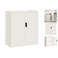 VidaXL Aktenschrank Weiß 79x40x90 cm Stahl