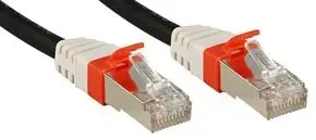 Lindy Cat.6 (A) SSTP / S/FTP PIMF Premium 1.0m Netzwerkkabel Schwarz 1 m