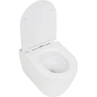 Evenes Combi-Pack Aimera Compact Wand-WC spülrandlos mit WC-Sitz Softclose