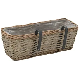 vidaXL Blumenkasten 40 x 16 x 13 cm Braun