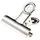 Wonday Briefklammer Metall Farbe Nickel Breite 50mm