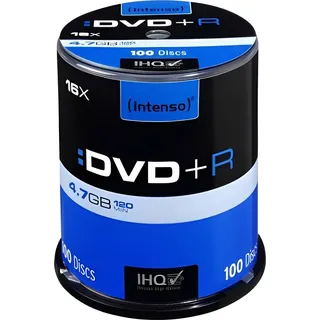 Intenso DVD+R 4,7GB 16x 100er Spindel