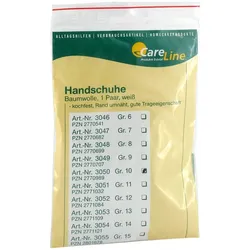 Handschuhe Baumwolle Größe 10