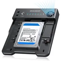 GRAUGEAR Bidirektionale Klonstation für M.2 SATA, M2 NVMe SSDs