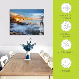 ARTland "Sonnenuntergangszeit am Hua-Hin Strand", 125x50cm (35079165-0)