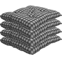 Nyvi Stuhlkissen Genua 38x38 cm 4er Pack Sitzkissen mit