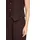 Cartoon Strickweste Damen Dunkelbraun 38