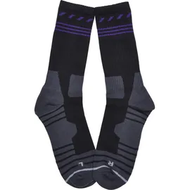 URBAN CLASSICS Hiking Performance Socken 2 Paar Beige/Braun/Lila/Schwarz 39-42