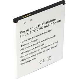 AccuCell Akku passend für den Archos 53 Platinum Akku AC53PL Li-Polymer 2800mAh