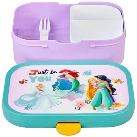 Mepal Campus Brotdose mit Bento-Einsatz und Gabel 750 ml Disney Princess