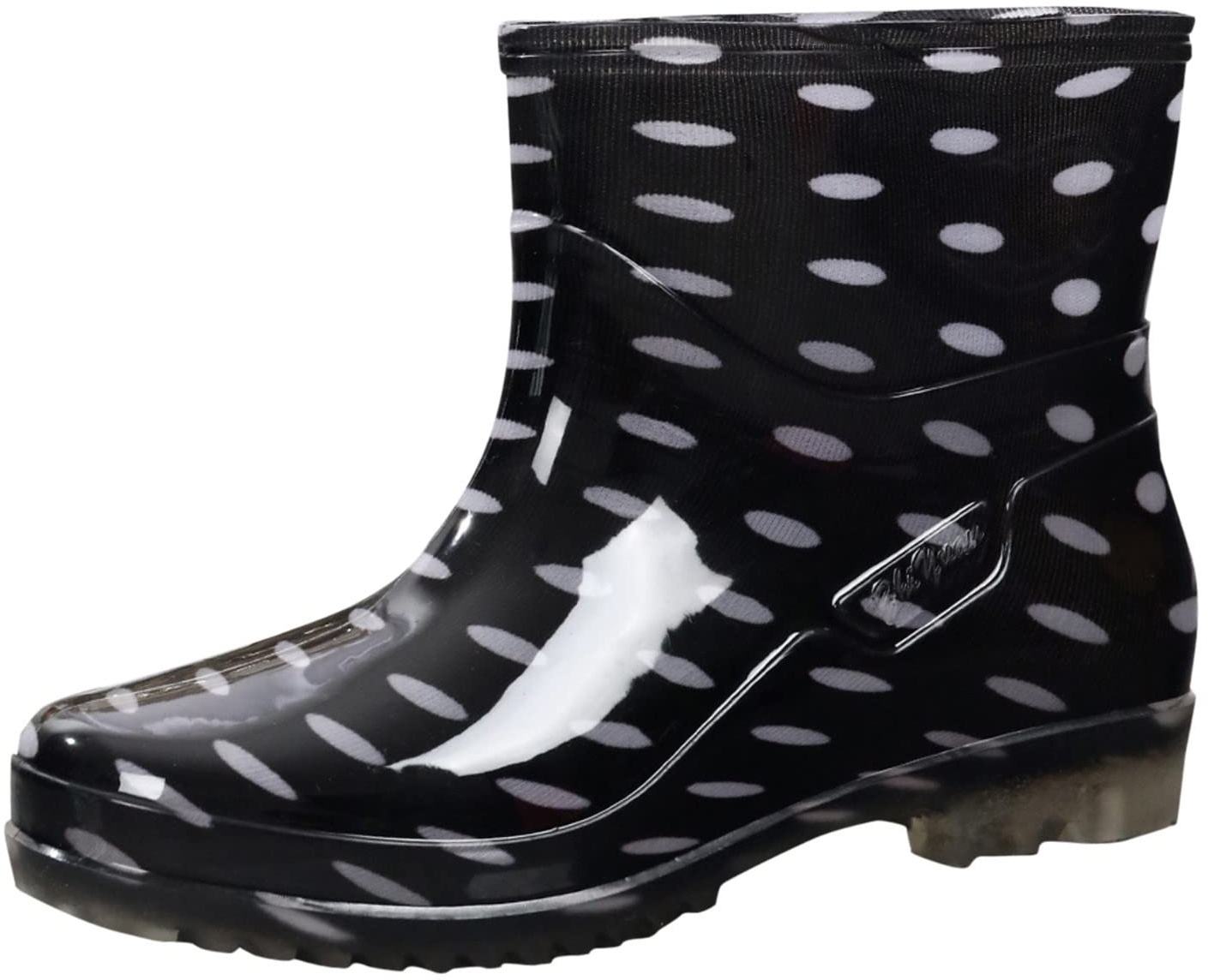 Generisch Gummistiefel-Damen; Rutschfest, Wasserdicht, Leichte, Gummistiefel Winter Braun Schwarz Stiefeletten Kurz 38 Regenstiefel Weiß Festival Boots Rain Boots Gr.37-41 - 40 EU