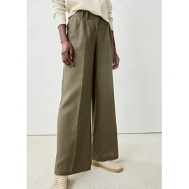 bonprix Bundfaltenhose Leinen Grün 44
