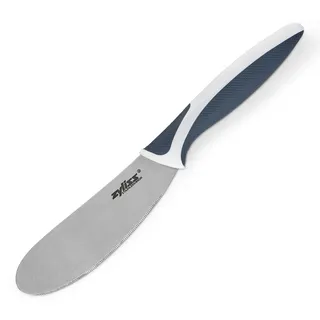 Zyliss Comfort Buttermesser, Japanischer Edelstahl, Dunkelgrauer/weißer Griff, Streichmesser mit Gezahnte Schneide, Spülmaschinenfest, 5 Jahre Garantie