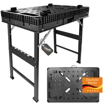 Lemodo Arbeitstisch Kunststoff/Metall 86,5x59,5x80,5 cm schwarz klappbar