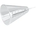 Tragbarer Kegel-Regenmesser zur Verfolgung von Regenfällen in Ihrem Garten oder Garten