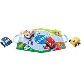HaPe Plüschauto-Set mit Rückziehmotor