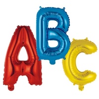 Amscan Mini Letter ABC Set SchulstartFolienballon N16 verpackt 30