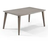 ALLIBERT Lima 160 Gartentisch 160 x 97 x 74 cm cappuccino