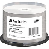 Verbatim CD-R 700MB 52x weiß bedruckbar 50er Spindel