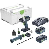 Festool TPC 18/4 5,2/4,0 I-Plus QUADRIVE Akku-Schlagbohrschrauber inkl. Koffer + 2 Akkus 4.0/5.2Ah (575605)