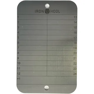 IRON HODL Steel Wallet 24+1 single Recovery Seed Phrase Metallplatte Cold Wallet Crypto Bitcoin Wallet Hardware Wallet Crypto Steel Wallet Krypto Wallet Bitcoin sicher verwahren