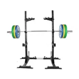 GORILLA SPORTS® Squat Rack 140kg Langhantel Set Kniebeugenständer Hantelablage