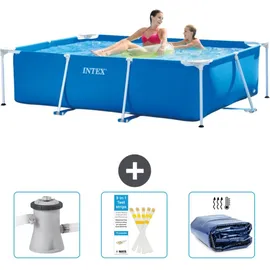 Intex Rahmenschwimmbecken rechteckig - 220x150x60 cm – Zubehör CB74 Blau No Size