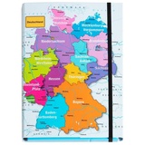Pagna Heftbox 4,0 cm Deutschlandkarte