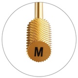JCMASTER Premium Nagelfräser Hartmetall Zylinder 2.35mm Gelnägel Medium Schleifen Acryl Maniküre, Pediküre, Schleifkörper Acrylnägel inkl 1x Halterung ≫+Series≪ ●Inkl Ebook●