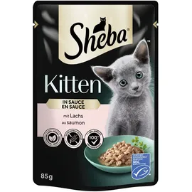 Sheba Kitten in Sauce Lachs 28 x 85 g