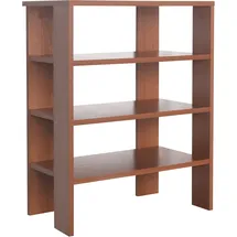 Ricoo Schuhregal 3 Ebenen Standregal 1 x 24 x 90 cm Braun