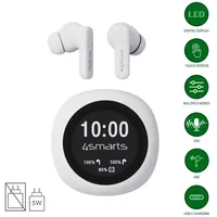 4smarts True Wireless In-Ear-Kopfhörer SkyBuds Screen Pro ANC Weiss