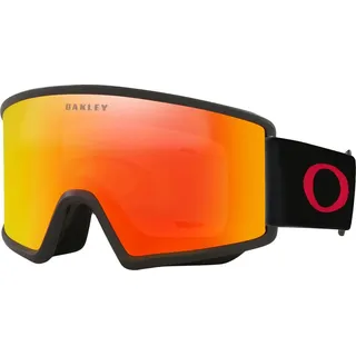OAKLEY Target Line M Skibrille - Black / Red - Fire Iridium/CAT3