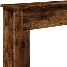 vidaXL Kaminumrandung Räuchereiche 75 x 20 x 87,5 cm