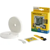 Schellenberg 50029 Befestigungsband Plus für Fliegengitter Fenster aus Polyester-, Fiberglas- und Aluminiumgewebe, Bandlänge 5,6 m, inkl. Montagezubehör, weiß