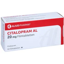Citalopram AL 20 mg Filmtabletten 50 St