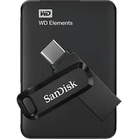 Western Digital Elements Portable 2 TB + 64 GB USB Bundle