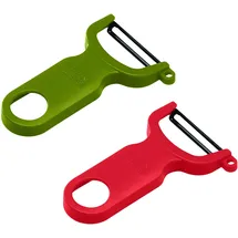 Kuhn Rikon Swiss Peeler Sparschäler 2-teilig Grün/Rot