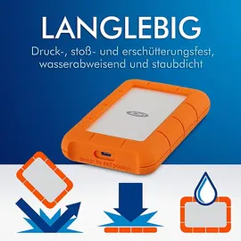 LaCie Rugged USB-C 2 TB STFR2000800